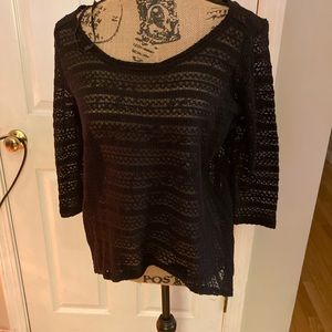 New York and co crocheted top